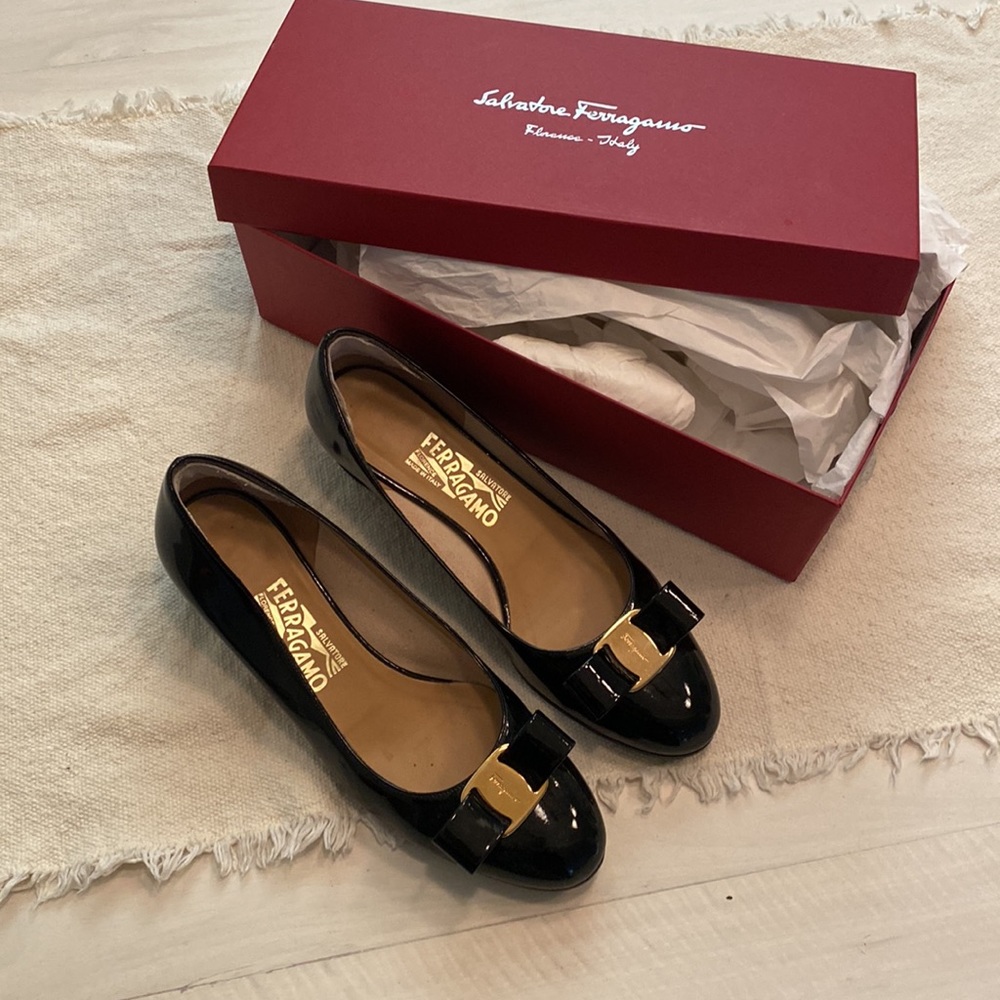 Salvatore Ferragamo kitten heels